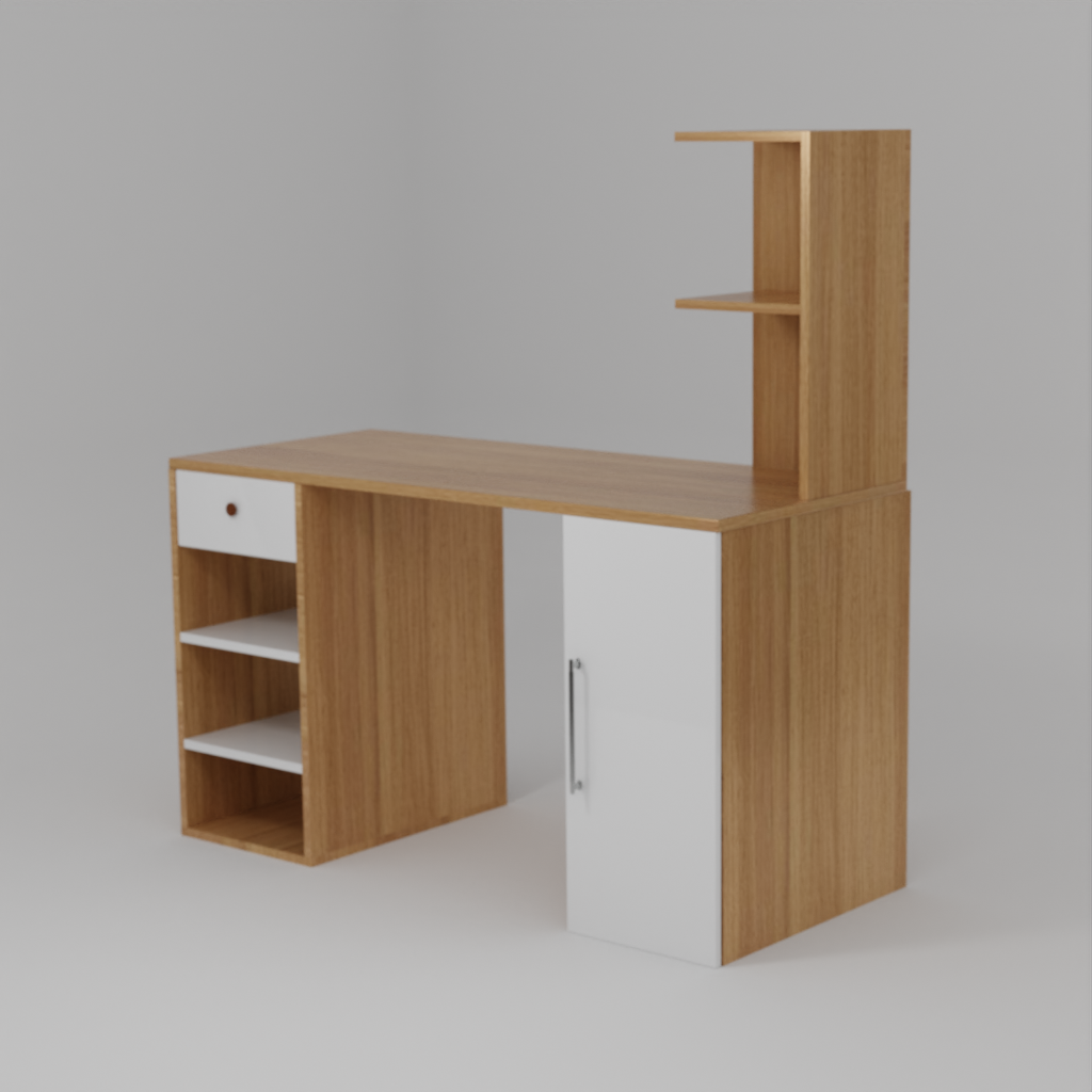 Noel Dual Tone Writing Table Engineered Wood