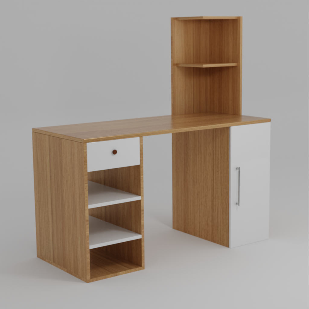Noel Dual Tone Writing Table Engineered Wood