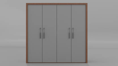 aspira wooden almirah