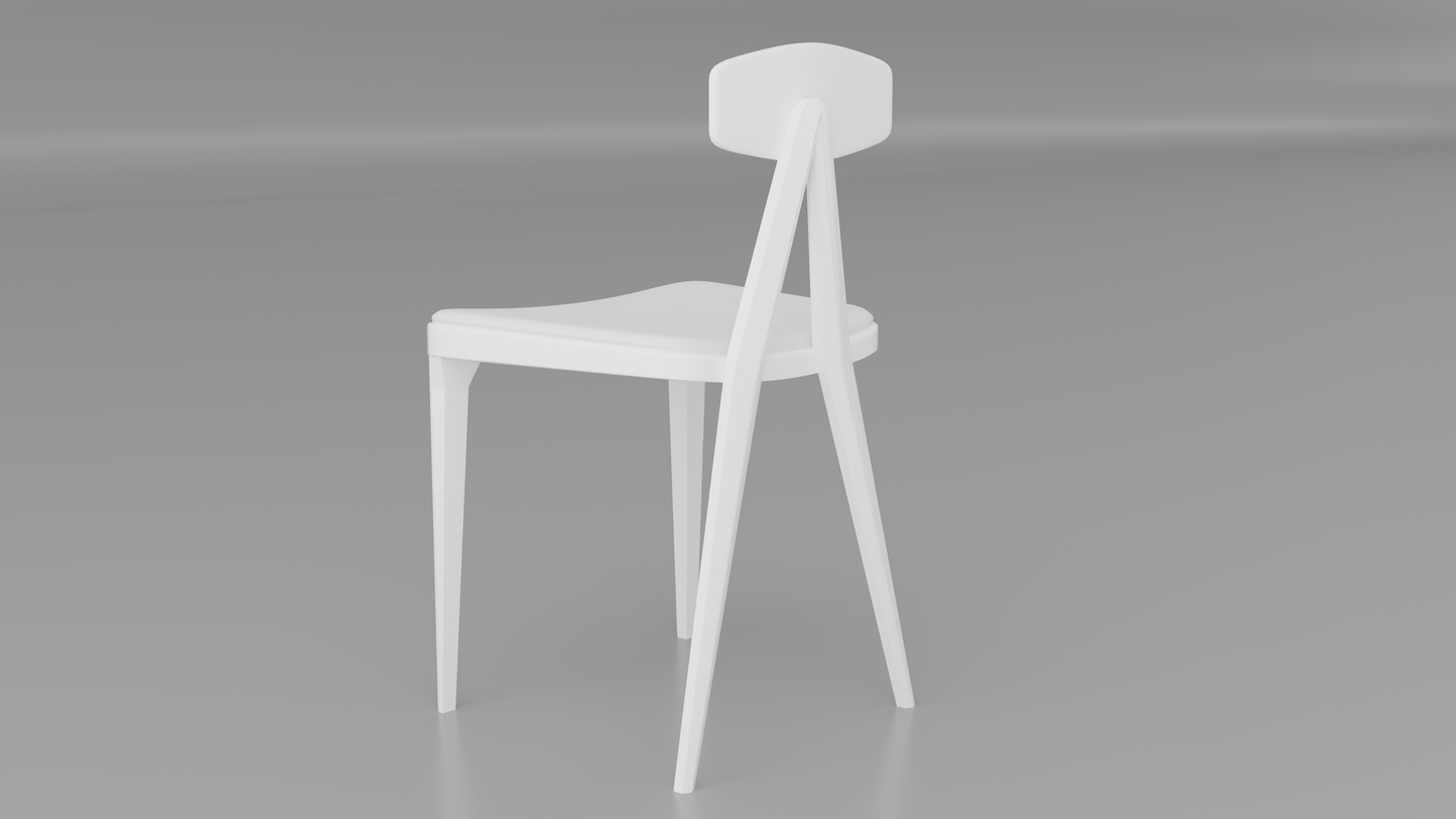 AMOLD WOODEN CAFE CHAIR