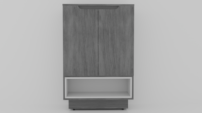 ANTOLINE SOLE REPRETIA GREY WOOD SHOE RACK