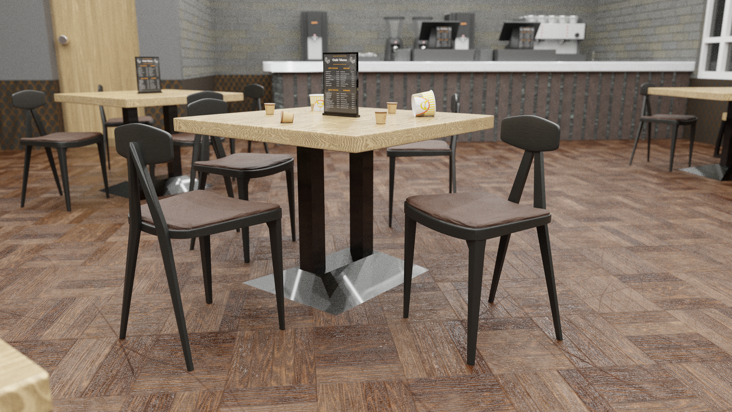 AMOLD WOODEN CAFE CHAIR