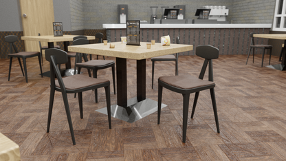 AMOLD WOODEN CAFE CHAIR
