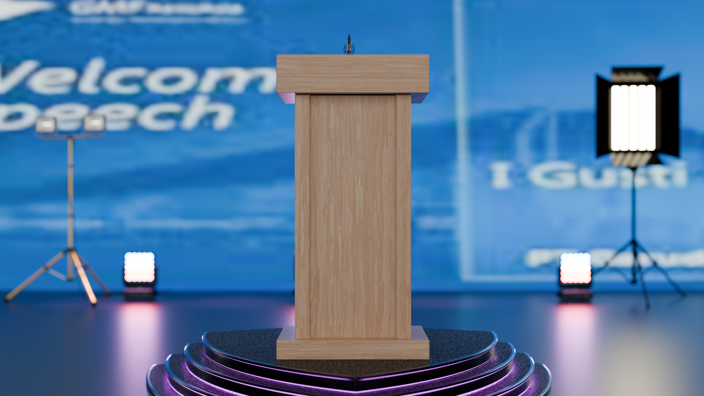 KNON  MODERN WOODEN PODIUM