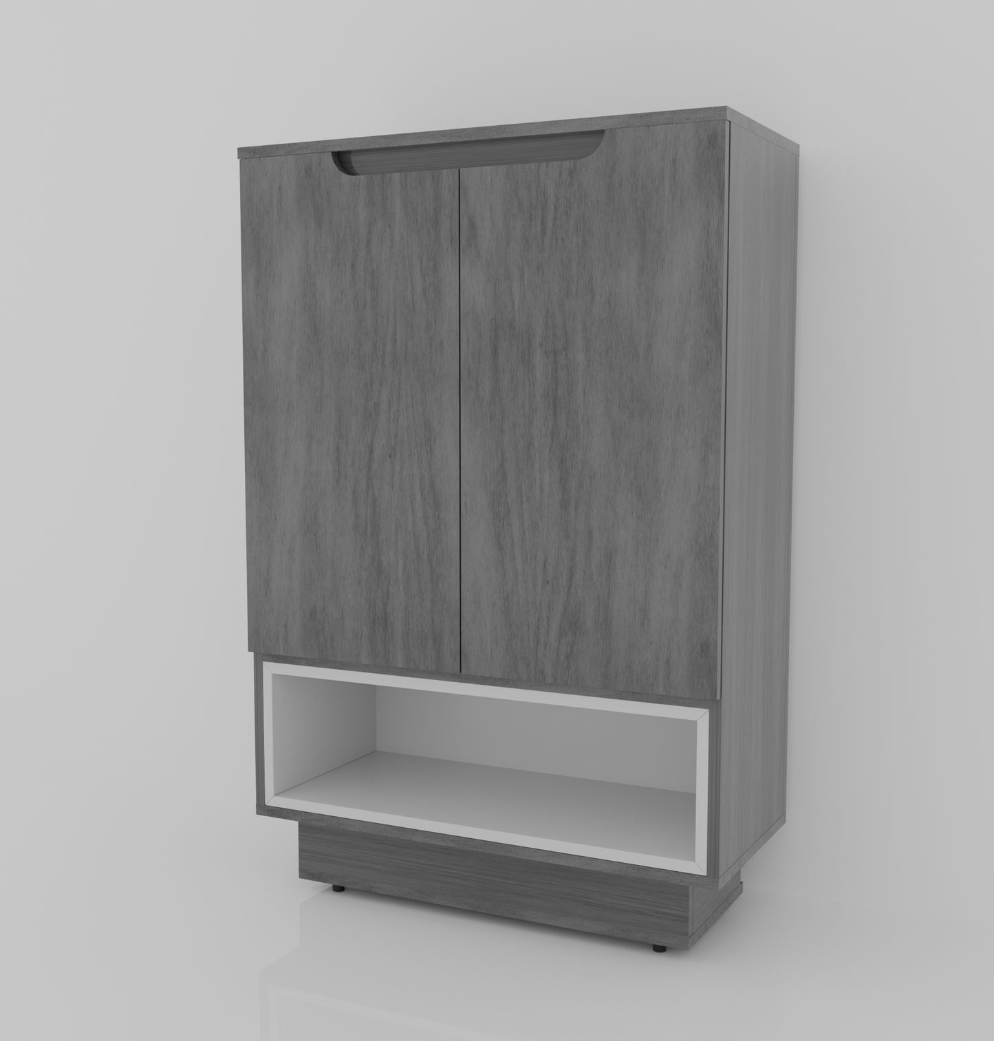 ANTOLINE SOLE REPRETIA GREY WOOD SHOE RACK