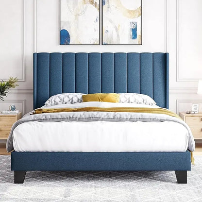 Ardas Interior Luxe Comfort Upholstered  Bed - Fully Customizable with Premium Fabric and High-Quality Framing”