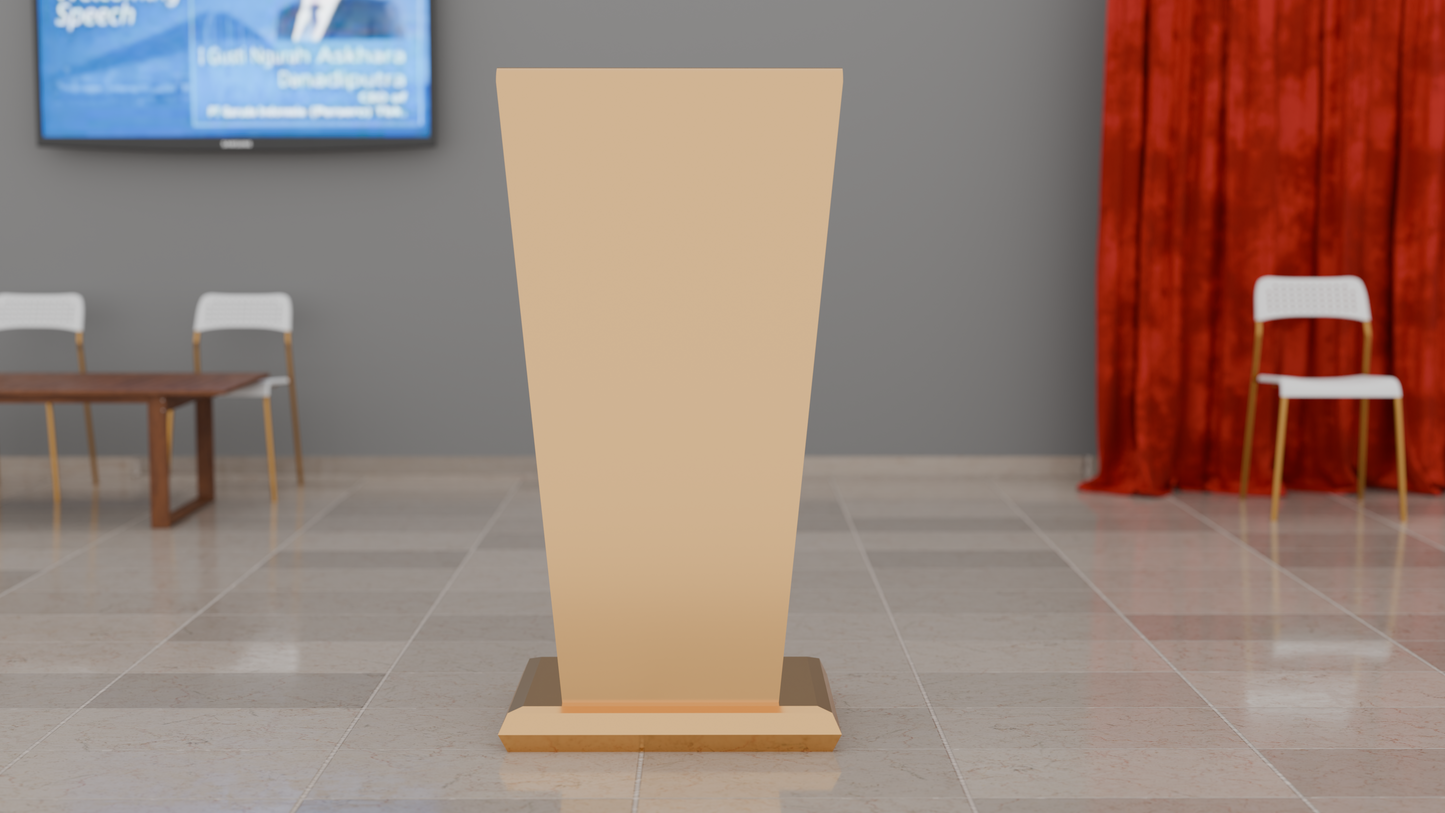 SHEILD STAGE SPEECH PODIUM TABLE
