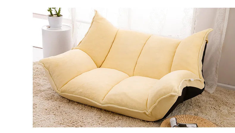 Modern Fashion Sofas Lazy Tatami Single Sofa Double Bed Japanese Style Folding Bed Bedroom Lunch Break Window Chair Lazy Sofa