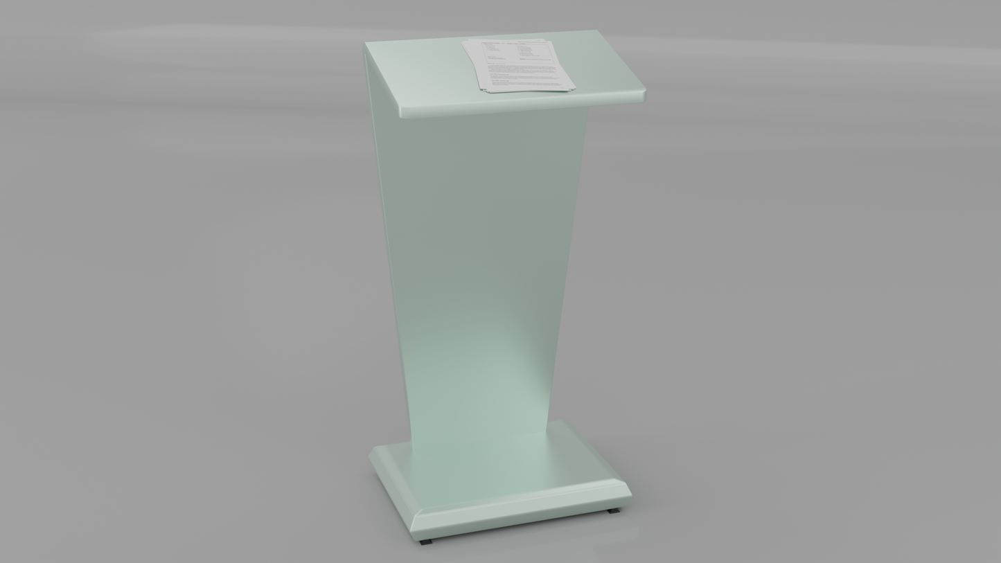 SHEILD STAGE SPEECH PODIUM TABLE