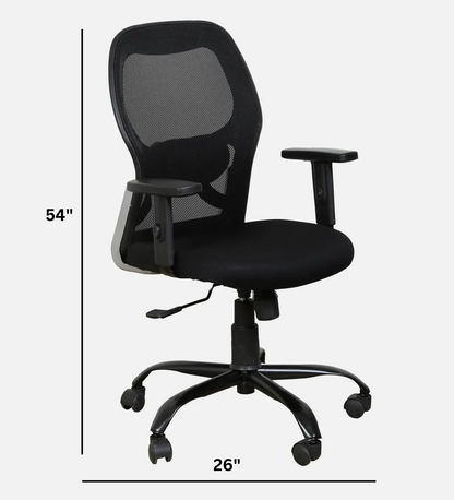 Comfy Lux Opti Chair In Black Colour