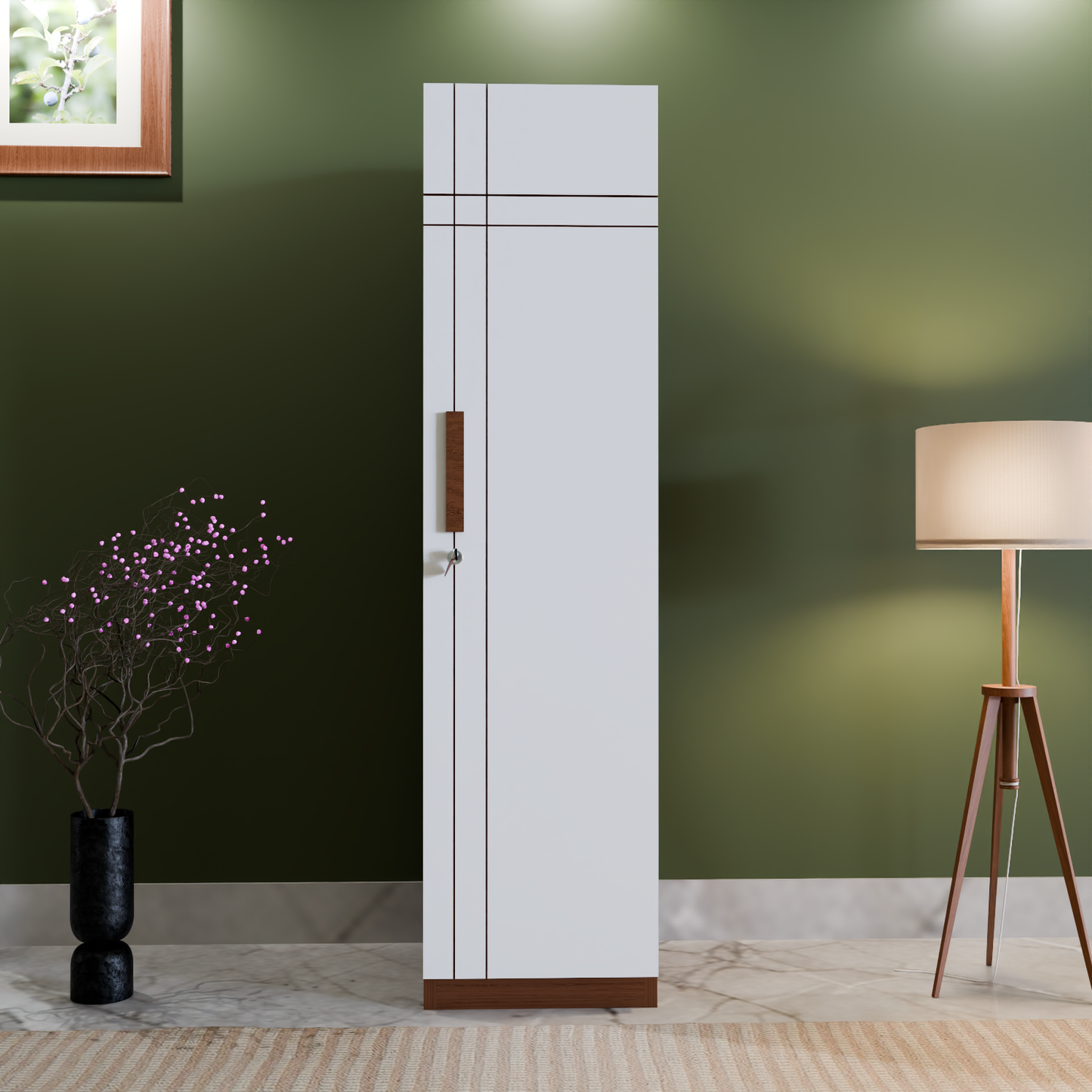 chess white brown almira with small space