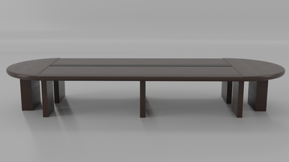 curvy office conference table 16 foot by 6 foot