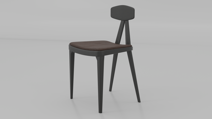 AMOLD WOODEN CAFE CHAIR
