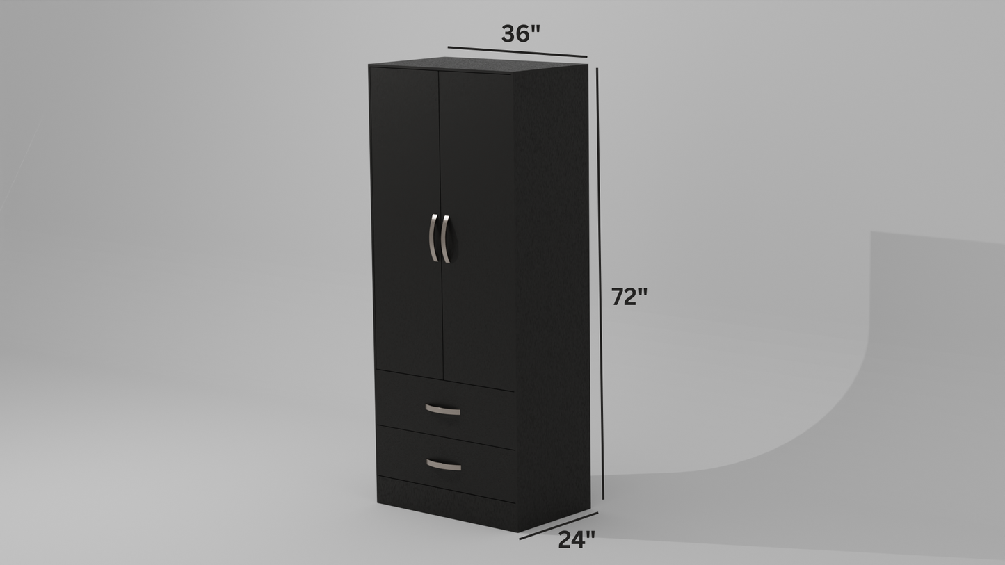 The Dune Enclosure two door wardrobe