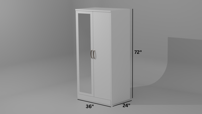 The Plane 2 door  Wardrobe
