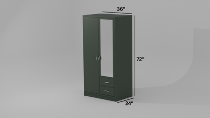 The Onyx Enclosure wardrobe in blue color
