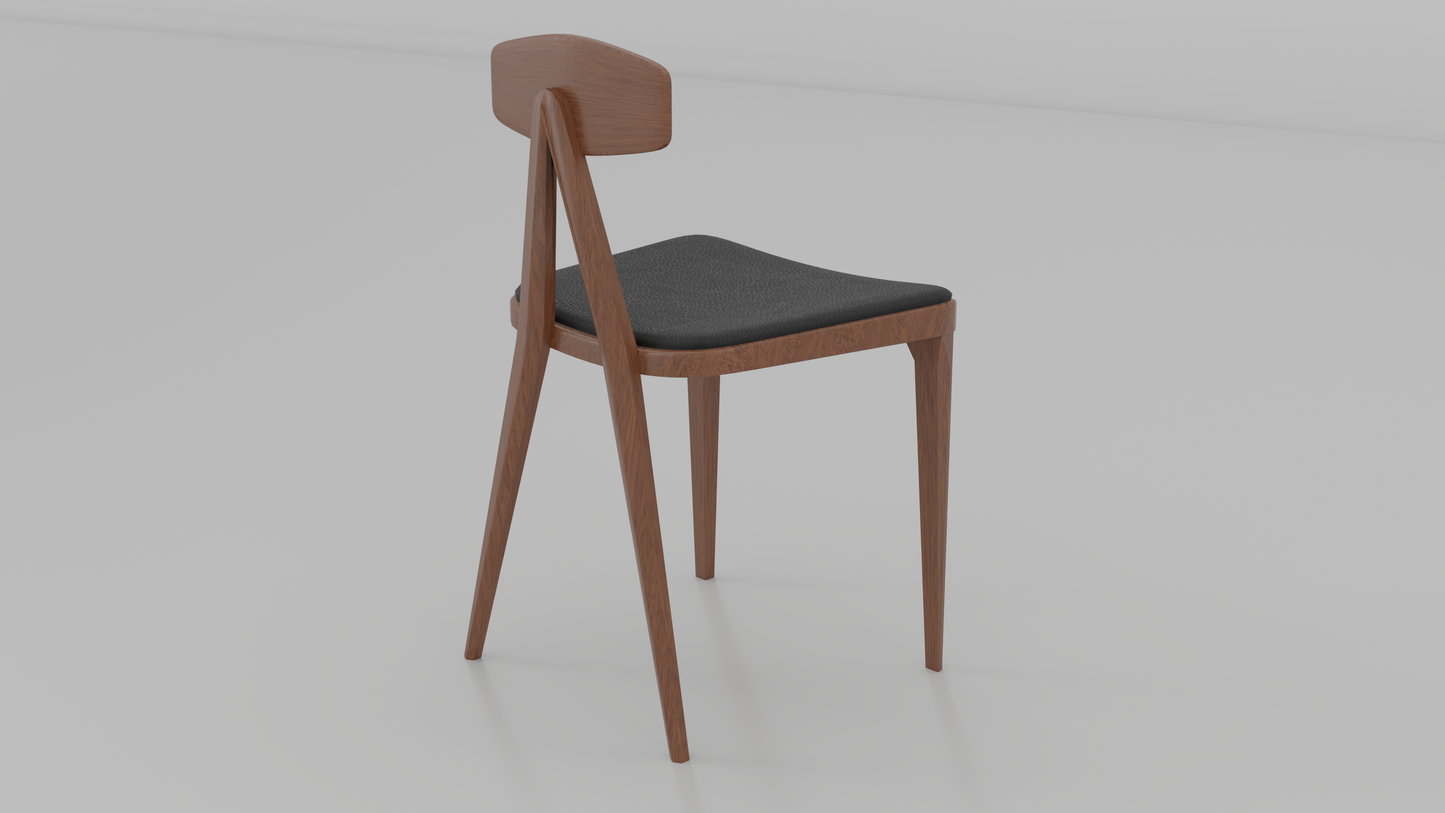 AMOLD WOODEN CAFE CHAIR
