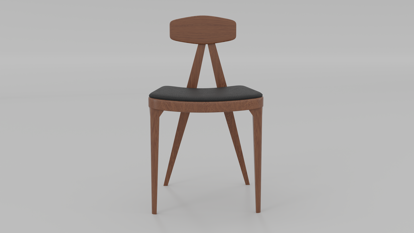 AMOLD WOODEN CAFE CHAIR