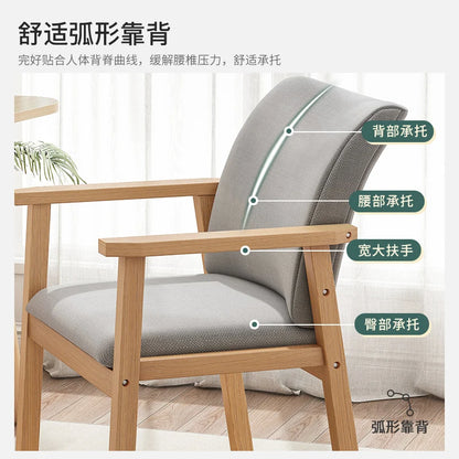 Solid wood chair backrest chair bedroom study desk computer chair