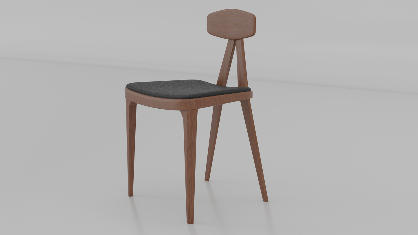 AMOLD WOODEN CAFE CHAIR