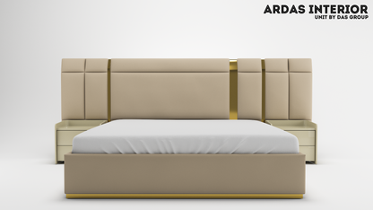 Ardas Interior Solid Wood Double Hydraulic Bed | Dior Bed