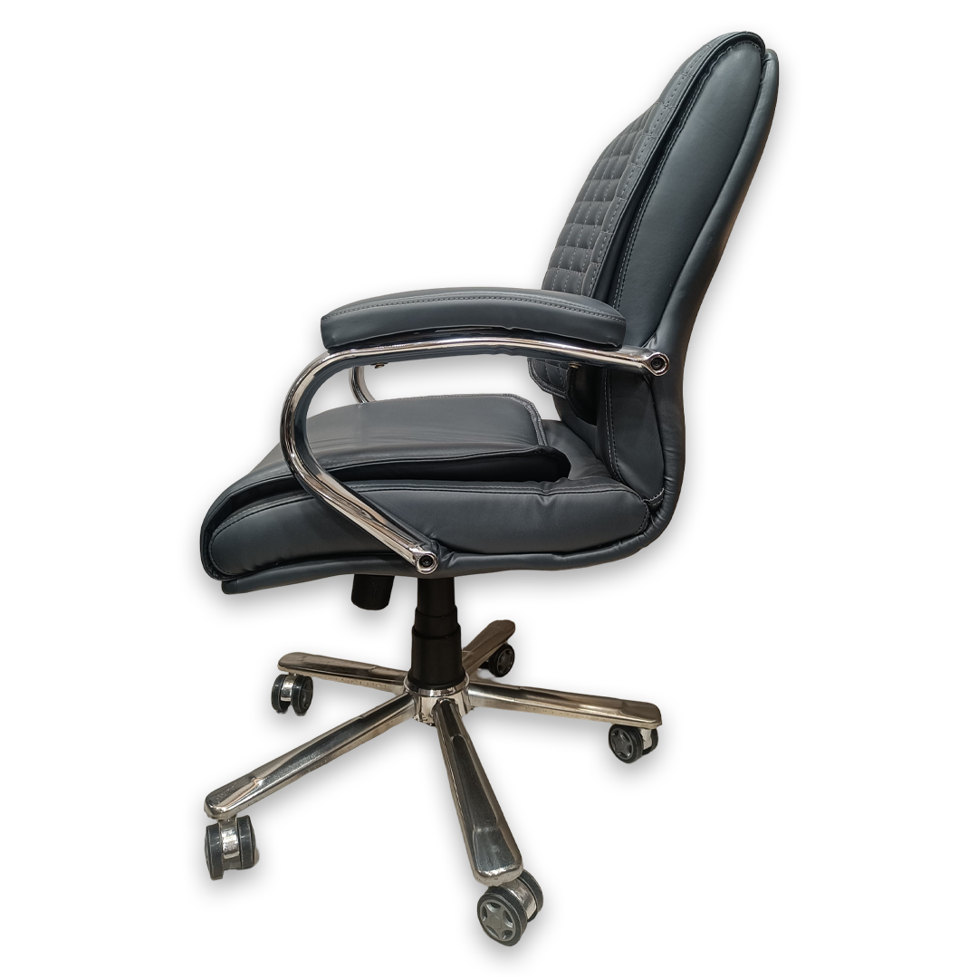 ergonomic chair office chair with ladder left view 