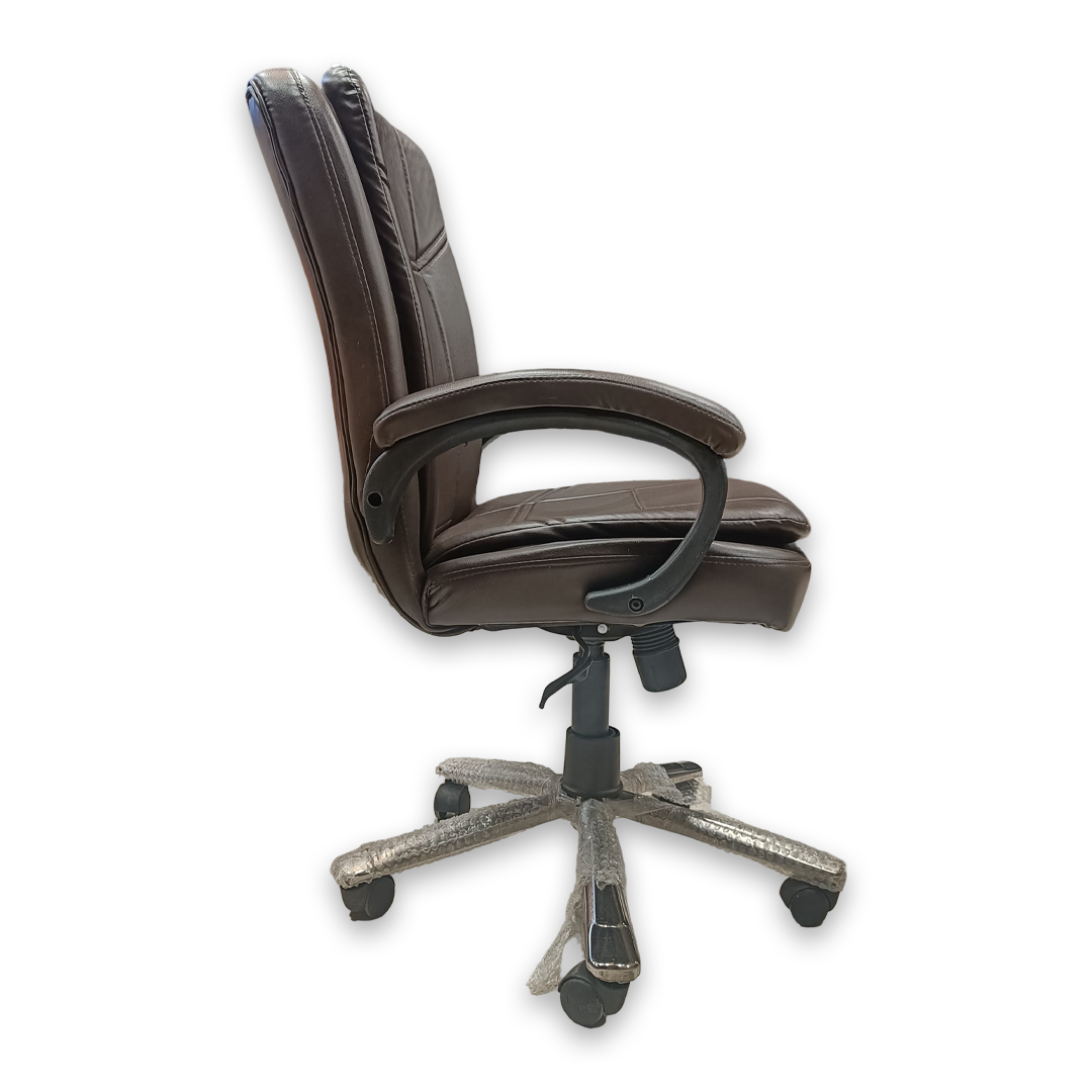 brown office chair right view