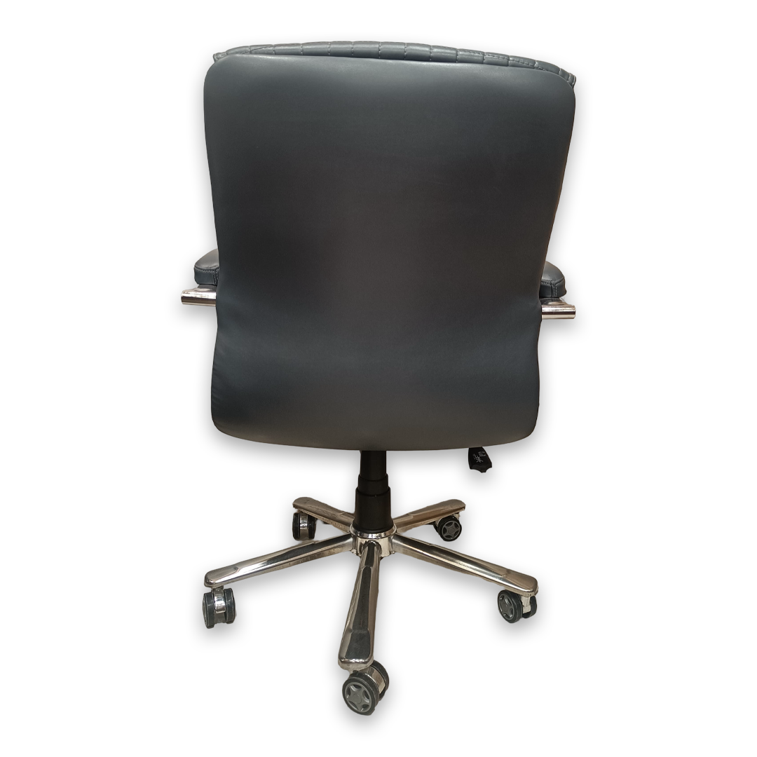 office chair with ladder back view