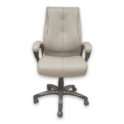 creamy white office chair 