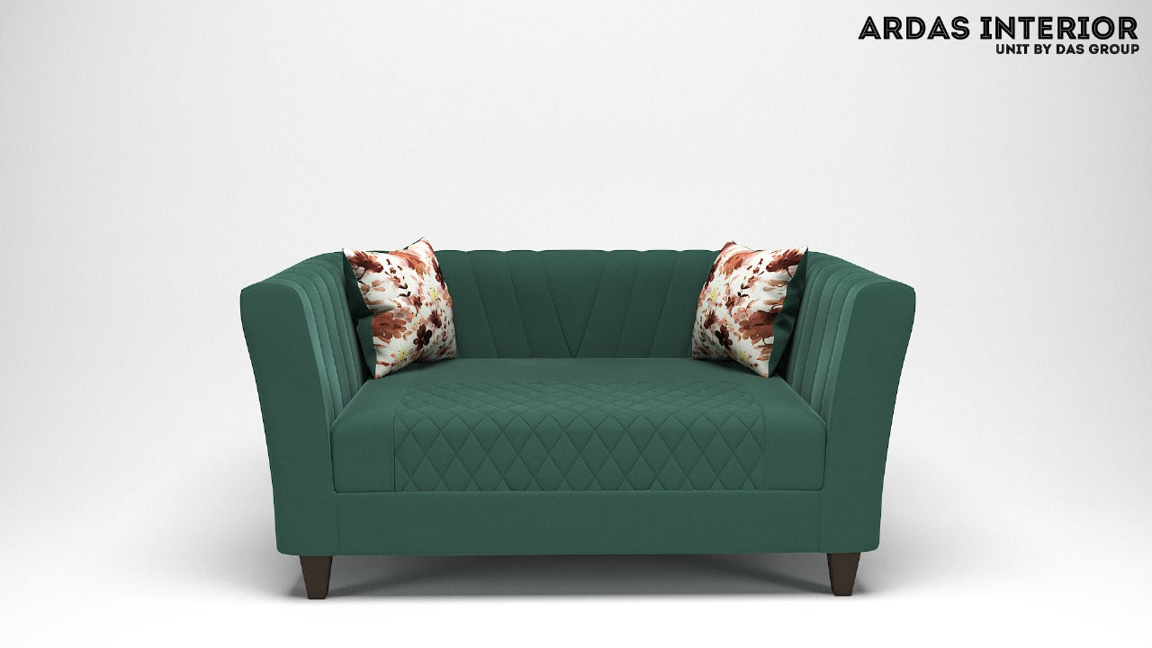 ARDAS INTERIOR 2 SEATER GREEN ARMANI SOFA