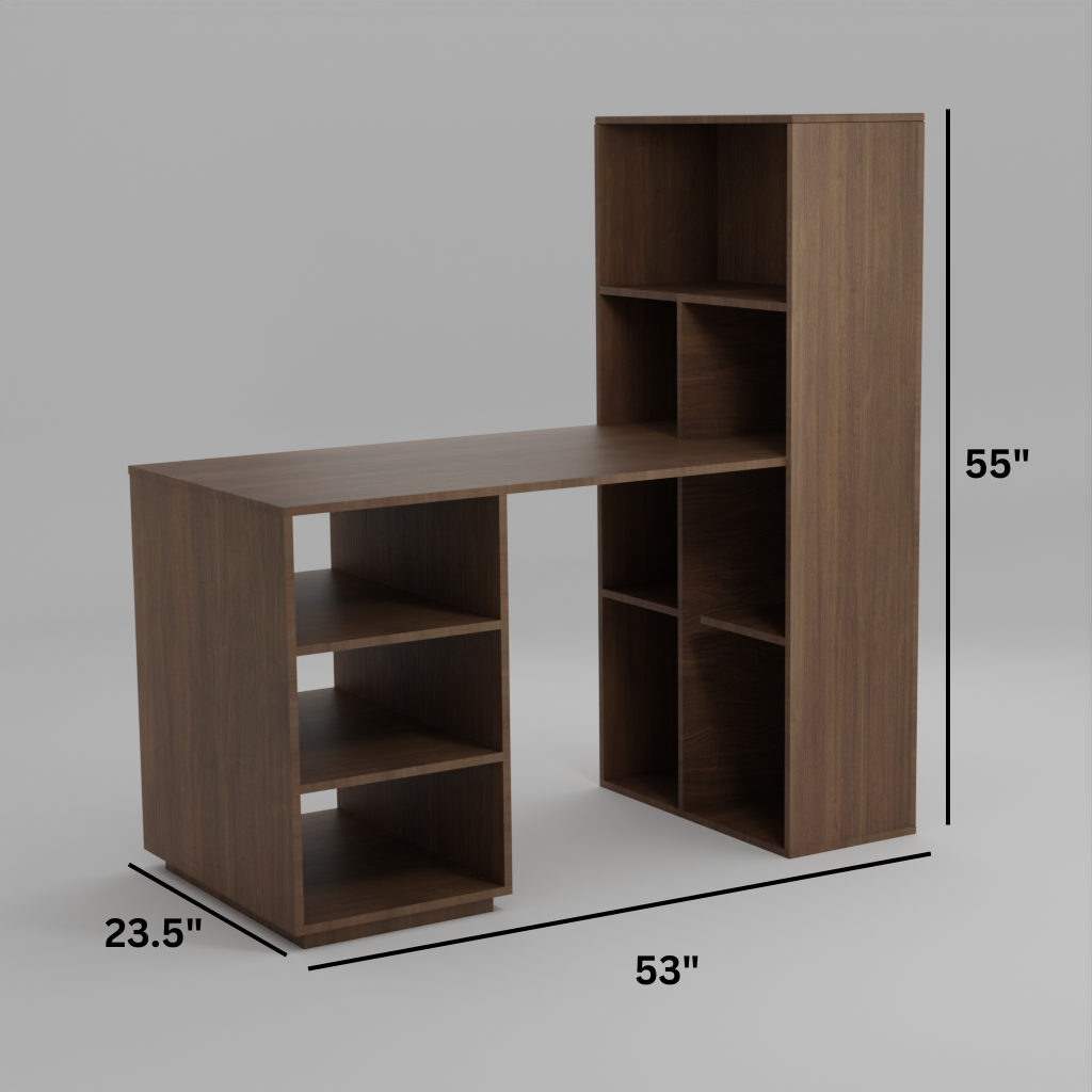 The Wisdom Workspace  Writing Table in Frosty White Finished