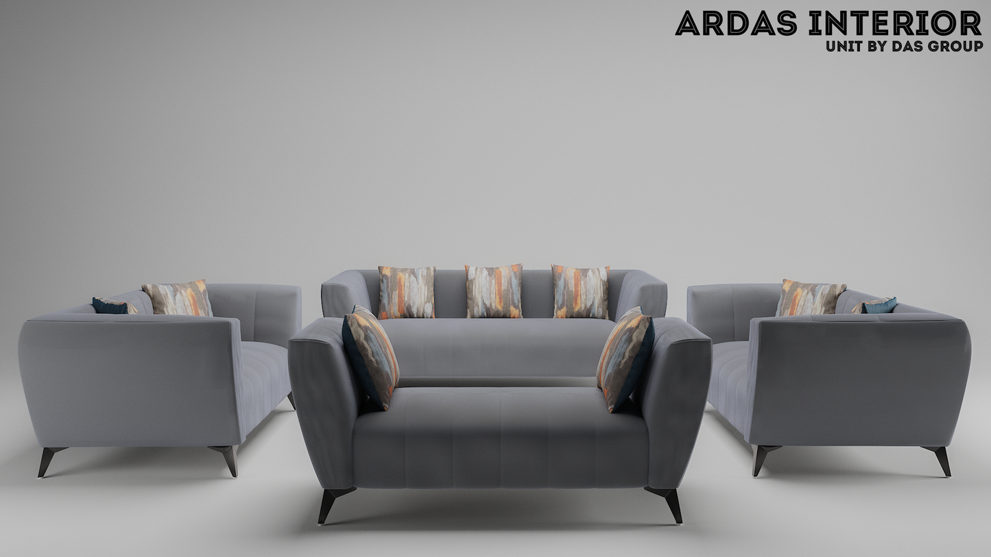 Ardas Interior 7 Seater  Aroma Sofa With Divider