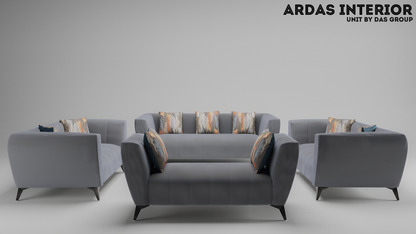 Ardas Interior 7 Seater  Aroma Sofa With Divider