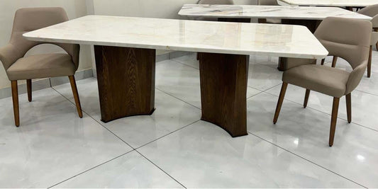 Opal Grandeur Luxury Marble Dining Table with Premium Design and Exceptional Finish