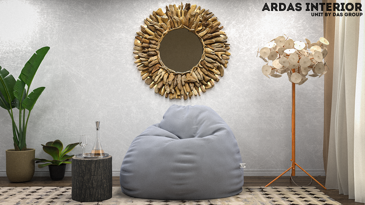 Ardas Interior XXXL Bean Bag Cover With Polofill  | Polofill Bean Bag