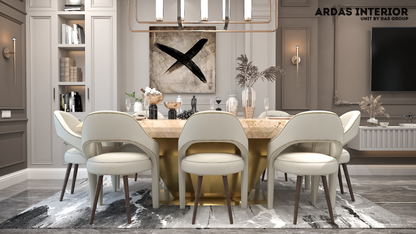 Luxora Dining Table Set by Ardas Interiors – A Premium Dining Experience