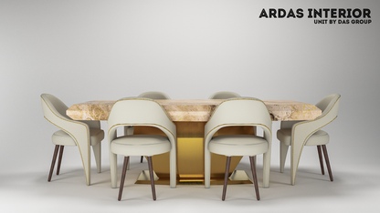 Luxora Dining Table Set by Ardas Interiors – A Premium Dining Experience