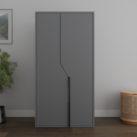 The Lumina Wardrobe in grey color
