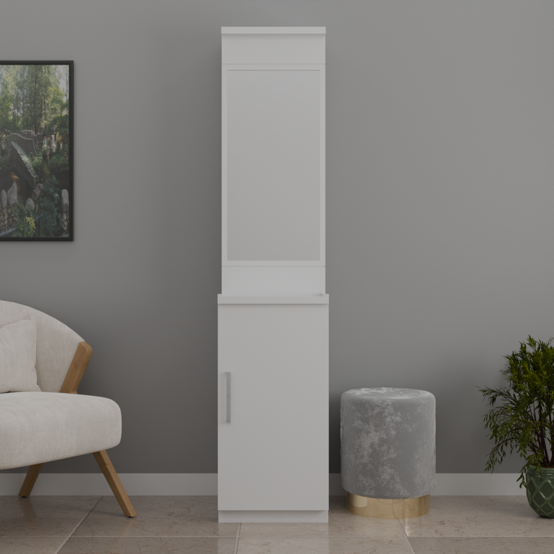 The Regency Mirror dressing table in white
