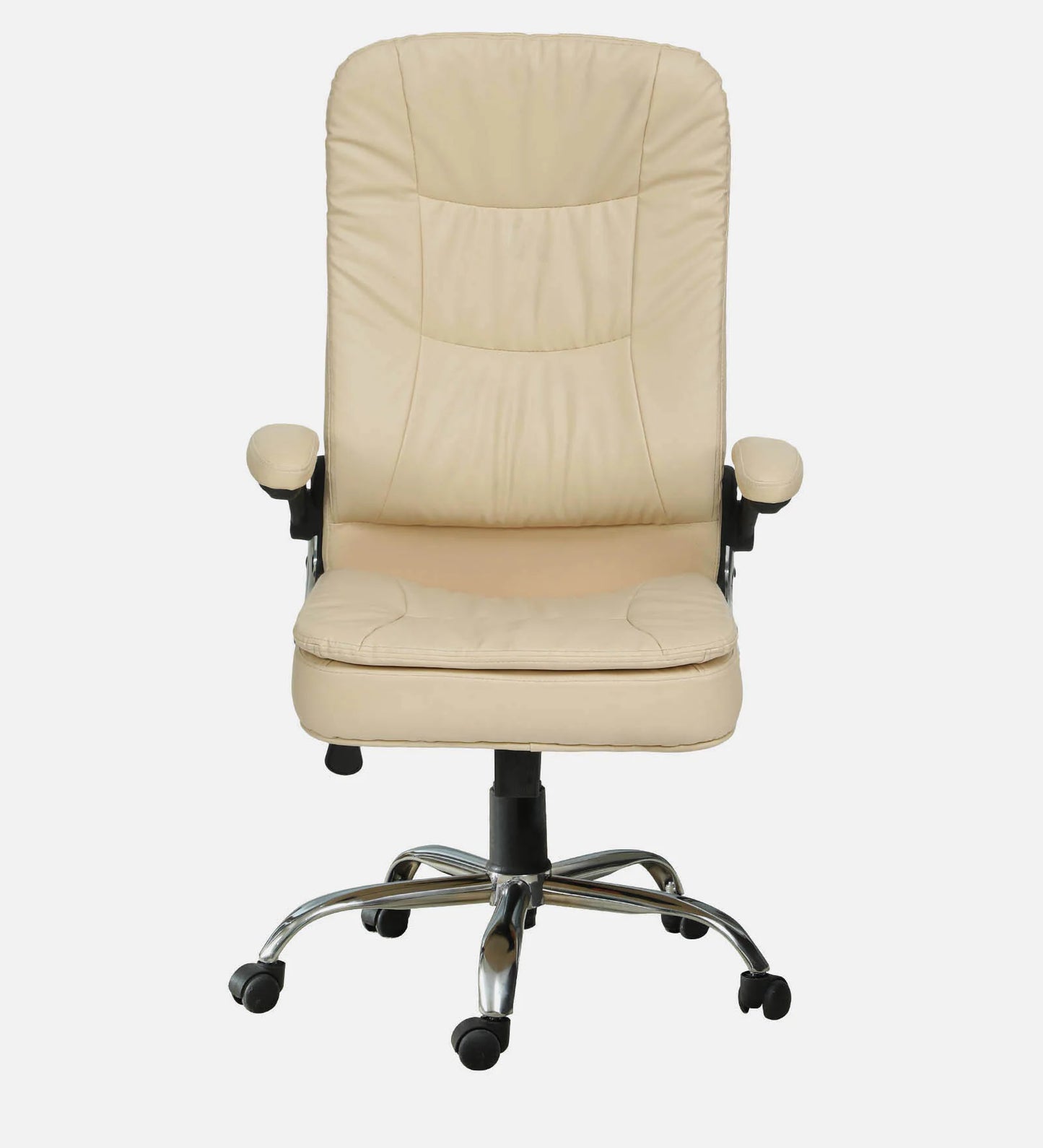 feasta cream leather office chair