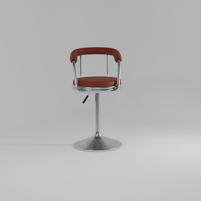 Foundry Stool  Adjustable High Curvy Barstool