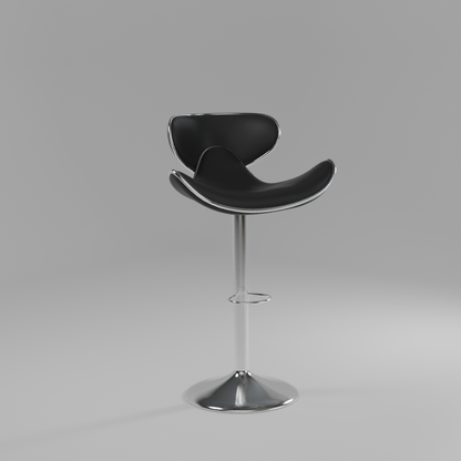 Vanguard  Bar Stool In Black Color and Leatherette