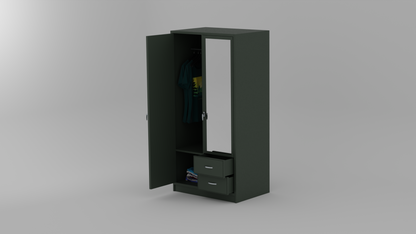 The Onyx Enclosure wardrobe in blue color