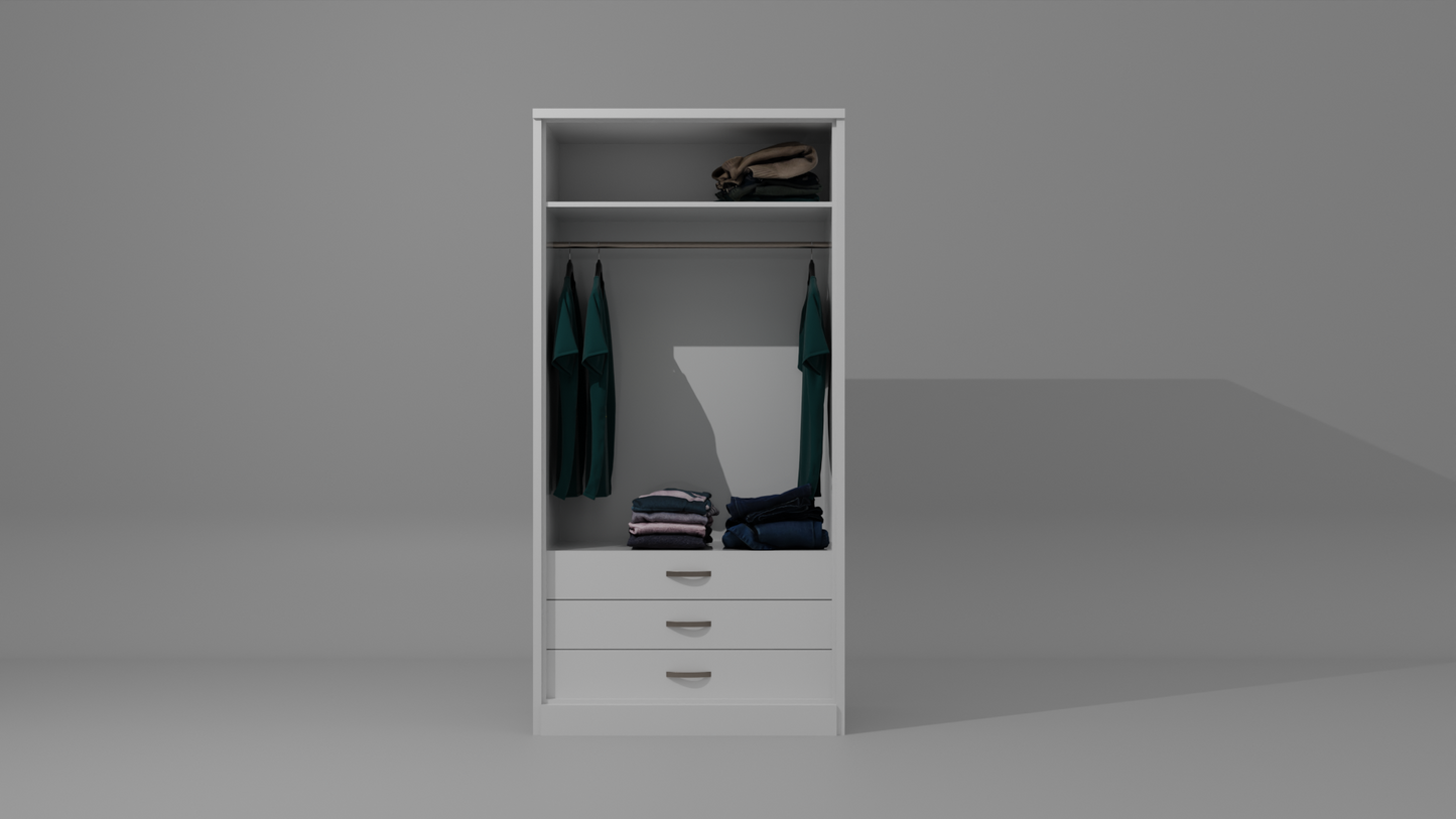 The Plane 2 door  Wardrobe