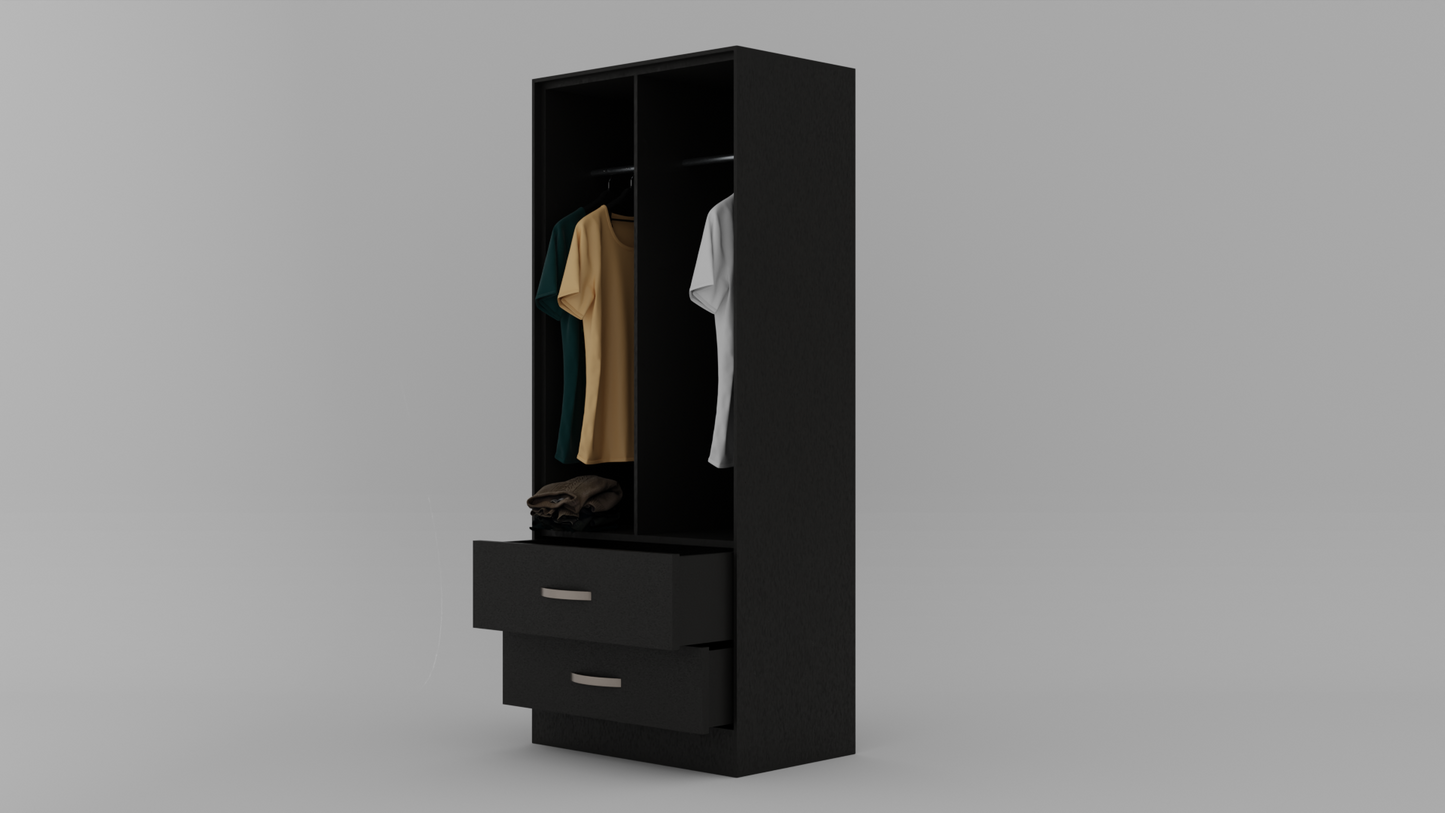 The Dune Enclosure two door wardrobe