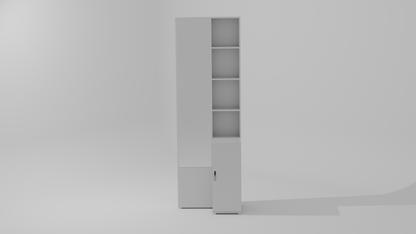 The Moonlight Reflection Dressing Table" in a white color finish