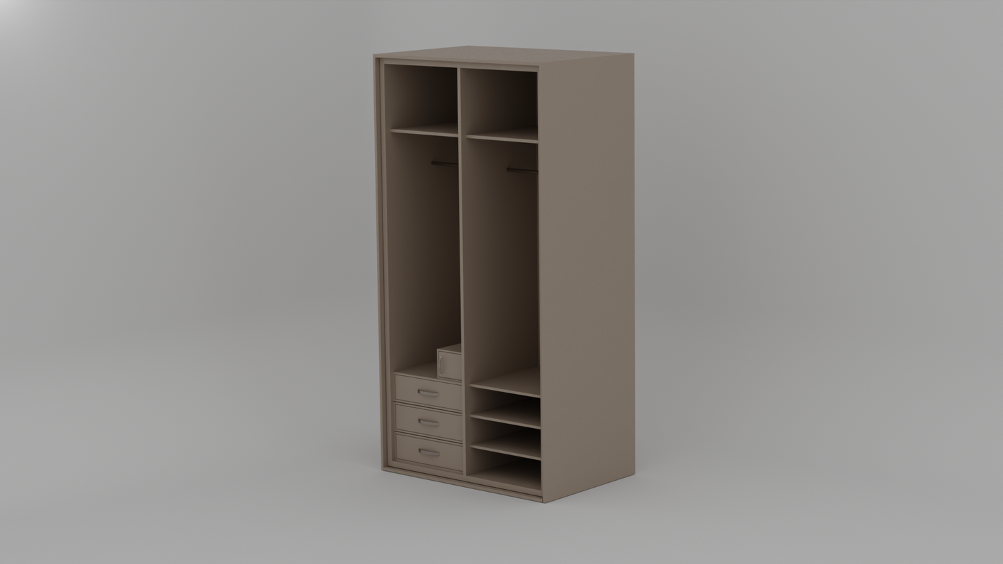 almirah inside design
