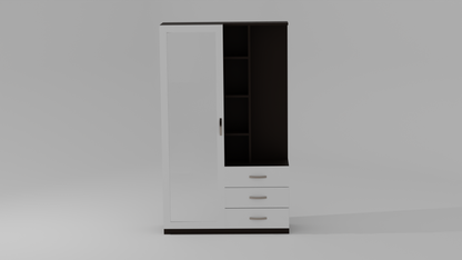 The Glow-Up Wood Finish Dressing Table