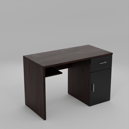 Athena Study Table in dark wood finish