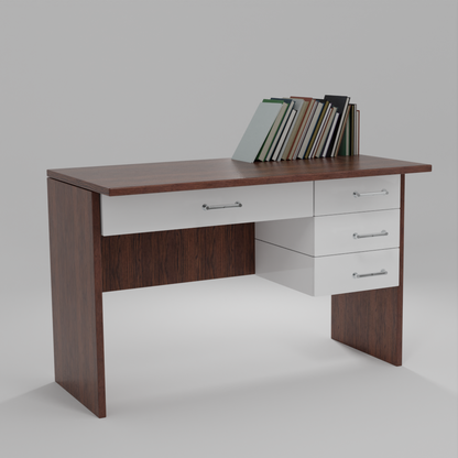 nook dual tone Engineered Wood finish Writing Table